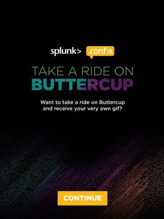 Welcome screen of the Ride Buttercup registration app